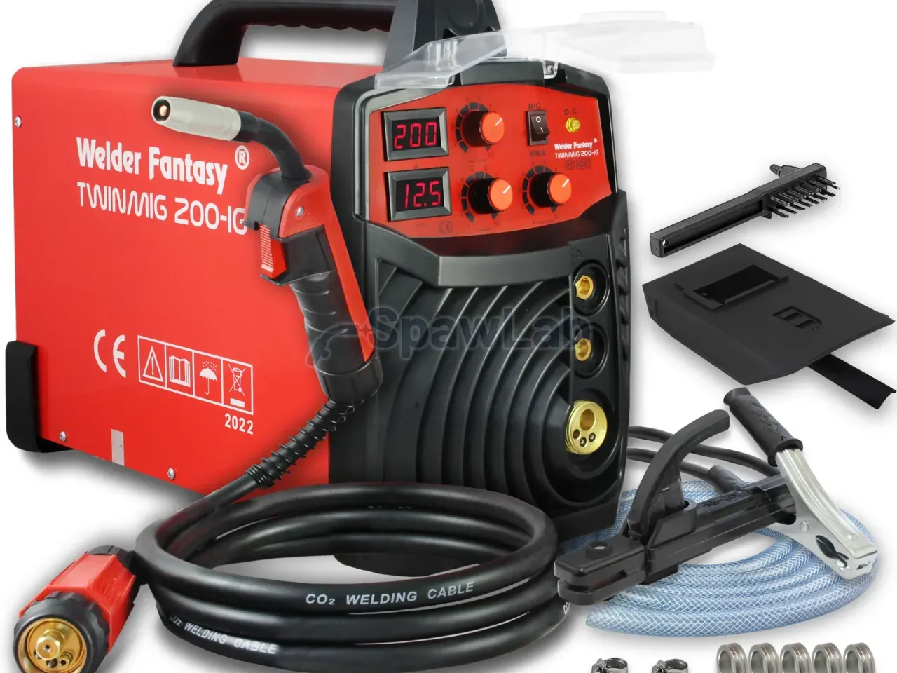MIG/MAG welder 2 in 1 Twinmig 200A-IG inductance control MIG/MAG/Fcaw/MMA Welder Fantasy 230 V, photo 2