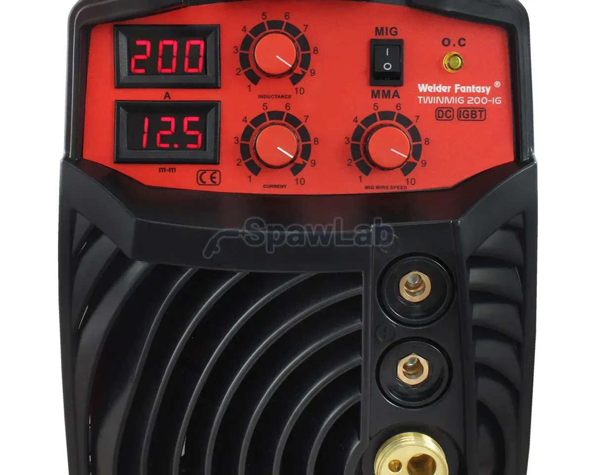 MIG/MAG welder 2 in 1 Twinmig 200A-IG inductance control MIG/MAG/Fcaw/MMA Welder Fantasy 230 V, photo 3