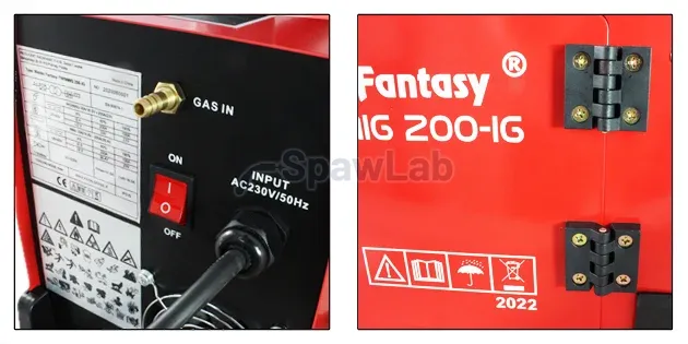 MIG/MAG welder 2 in 1 Twinmig 200A-IG inductance control MIG/MAG/Fcaw/MMA Welder Fantasy 230 V, photo 7