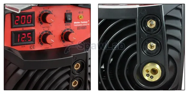 MIG/MAG welder 2 in 1 Twinmig 200A-IG inductance control MIG/MAG/Fcaw/MMA Welder Fantasy 230 V, photo 8