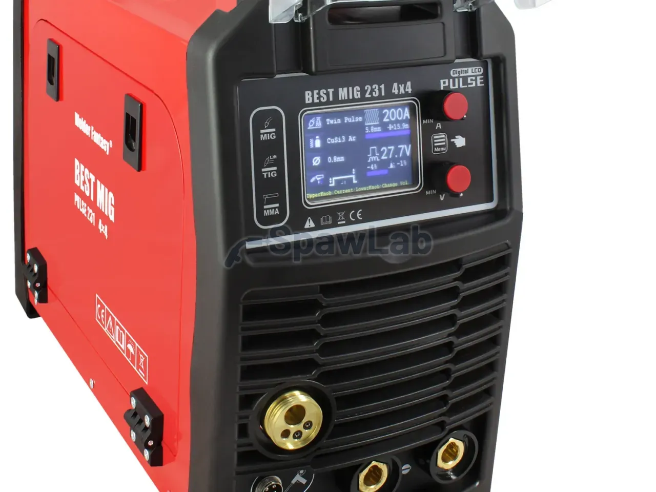 MIG/MAG welder 3 in 1 Best MIG 231 4x4 with pulse, double pulse and MMA Welder Fantasy 230 V