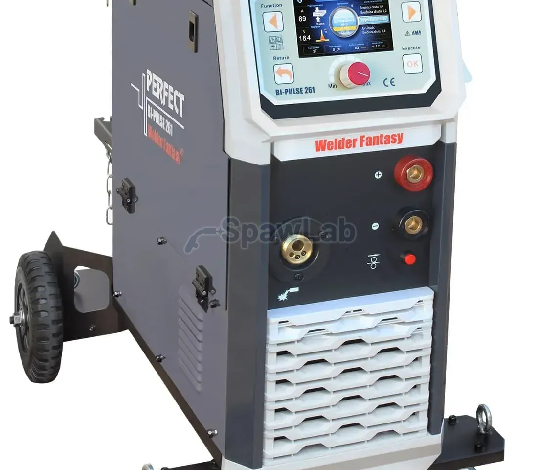 3-in-1 MIG/MAG welder Perfect BI-Pulse 261 4×4 MIG/MAG/synergic/pulse/double pulse/braze welding/MMA Welder Fantasy 400V HOT