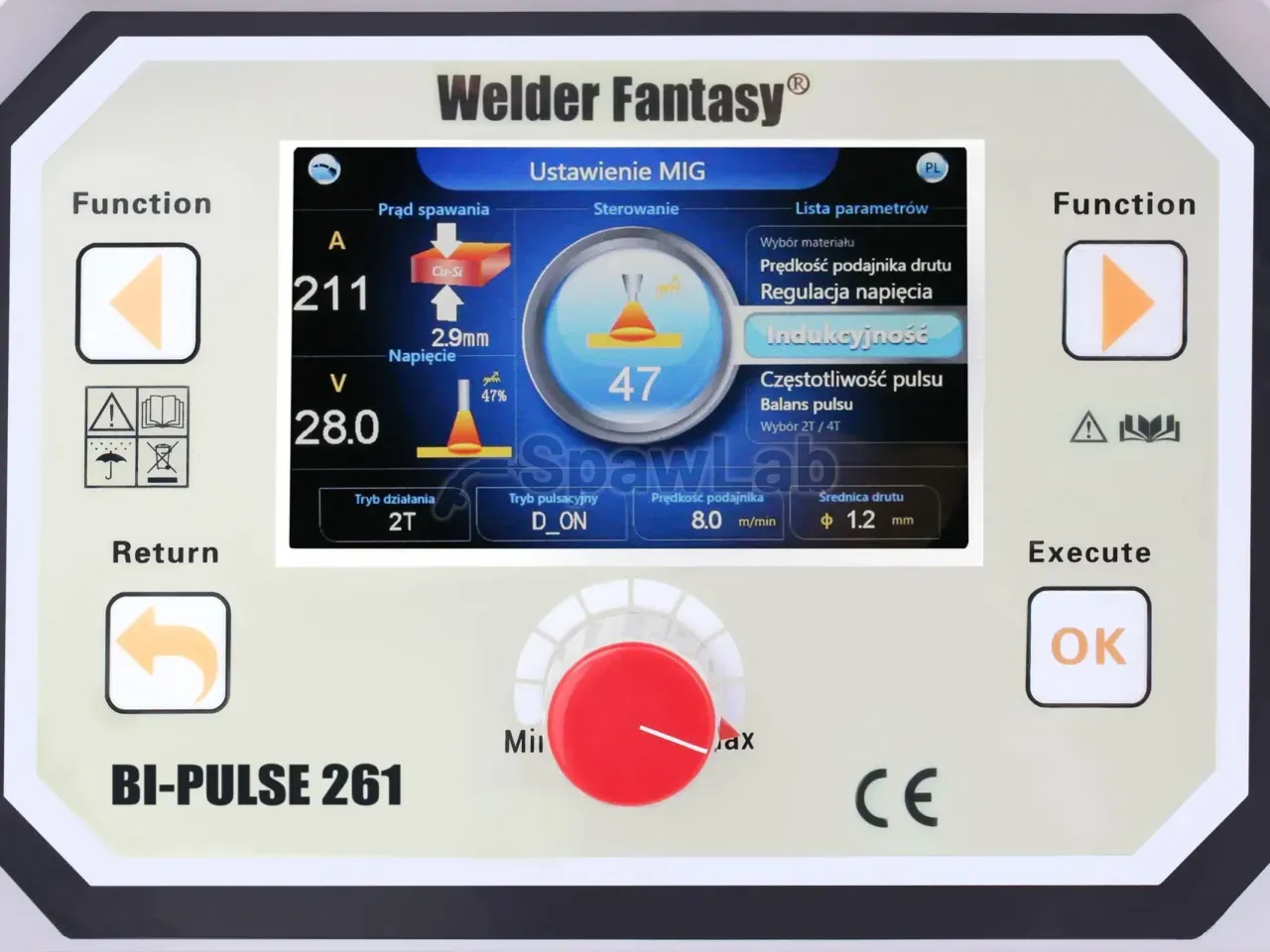 3-in-1 MIG/MAG welder Perfect BI-Pulse 261 4×4 MIG/MAG/synergic/pulse/double pulse/braze welding/MMA Welder Fantasy 400V HOT, photo 4