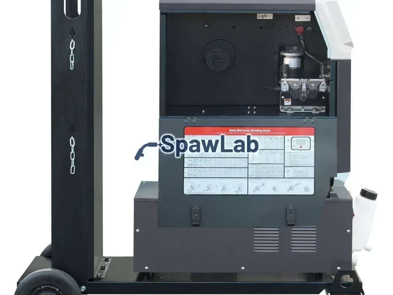 Półautomat spawalniczy 3w1 PERFECT BI-PULSE 261 Tower + Chłodnica 4x4 MIG/MAG/SYNERGIA/PULS/PODWÓJNY PULS/LUTOSPAWANIE/MMA Welder Fantasy 400V HOT, zdjęcie 7