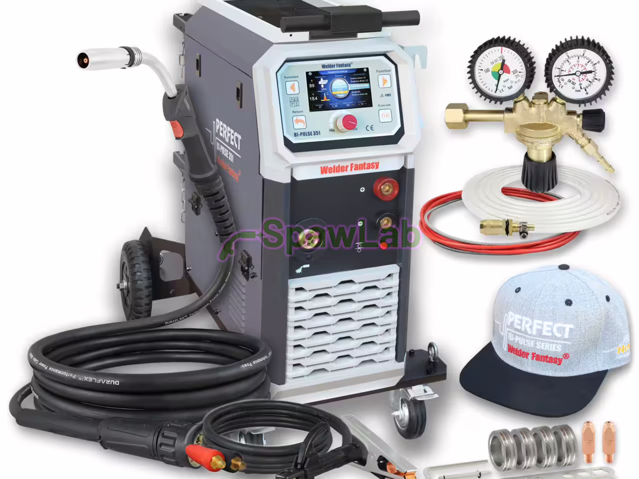 Półautomat spawalniczy 3w1 PERFECT BI-PULSE 351 4x4 MIG/MAG/SYNERGIA/PULS/PODWÓJNY PULS/LUTOSPAWANIE/MMA Welder Fantasy 400V, zdjęcie 3