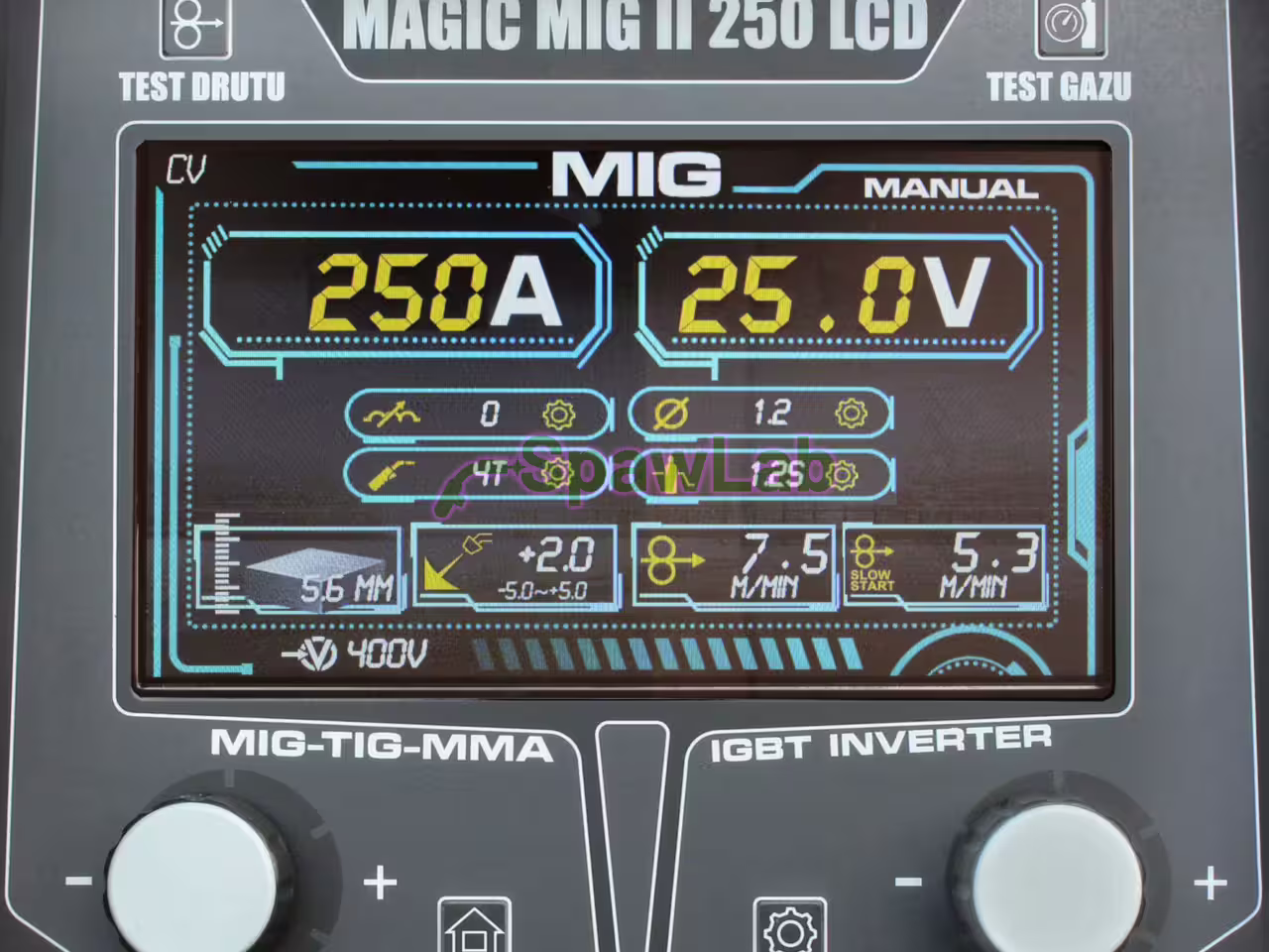 MIG/MAG-Schweißgerät MAGIC2 250 A 4x4 LCD Welder Fantasy 400 V!, Bild 3