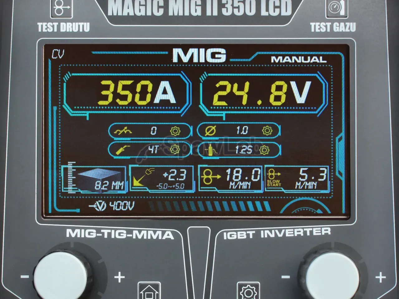 Inverter MIG/MAG welder MAGIC2 350 A 4x4 LCD Welder Fantasy 400 V, photo 3