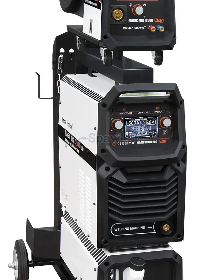 Inverter MIG/MAG welder MAGIC2 LCD 500 A TOWER 4x4 Welder Fantasy 400 V