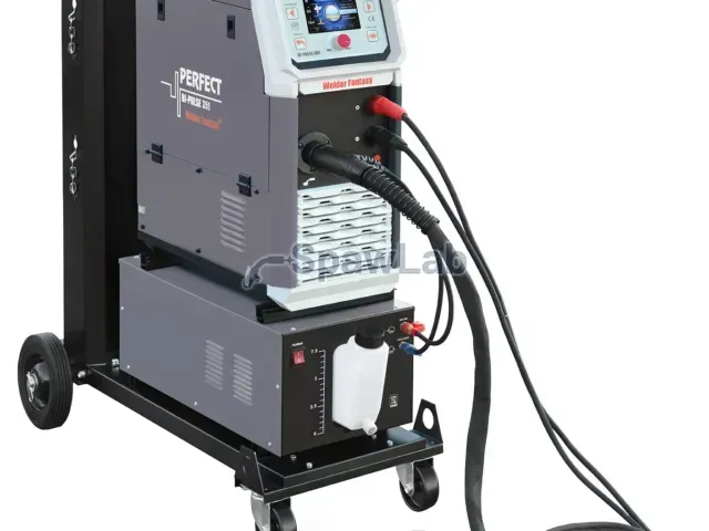 MIG/MAG welder Perfect BI-Pulse 351 Tower MIG with 113 regulator, cooler and 4001W 3 m torch