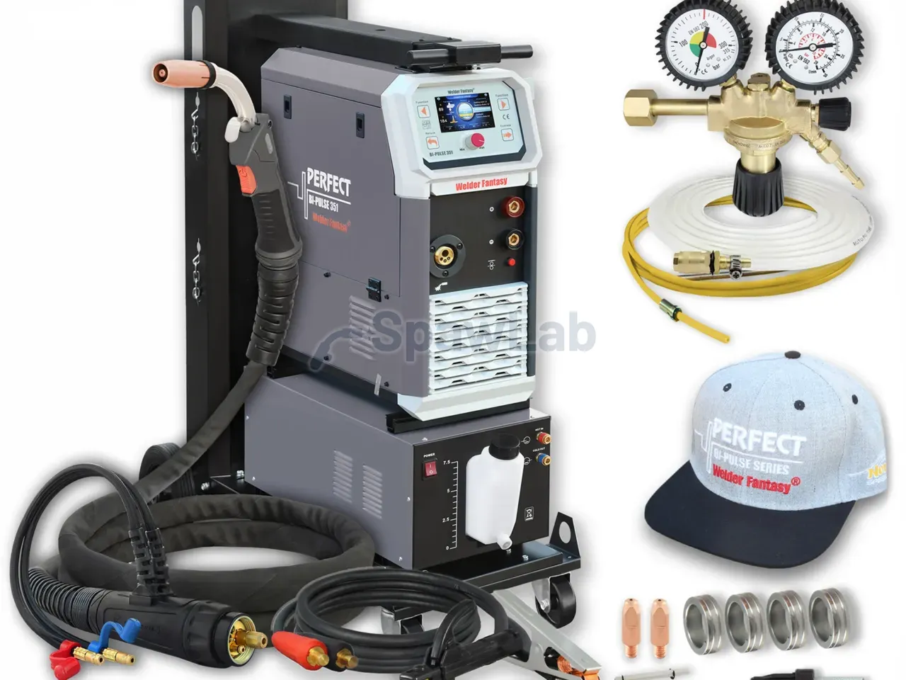 MIG/MAG welder Perfect BI-Pulse 351 Tower MIG with 113 regulator, cooler and 4001W 3 m torch, photo 3
