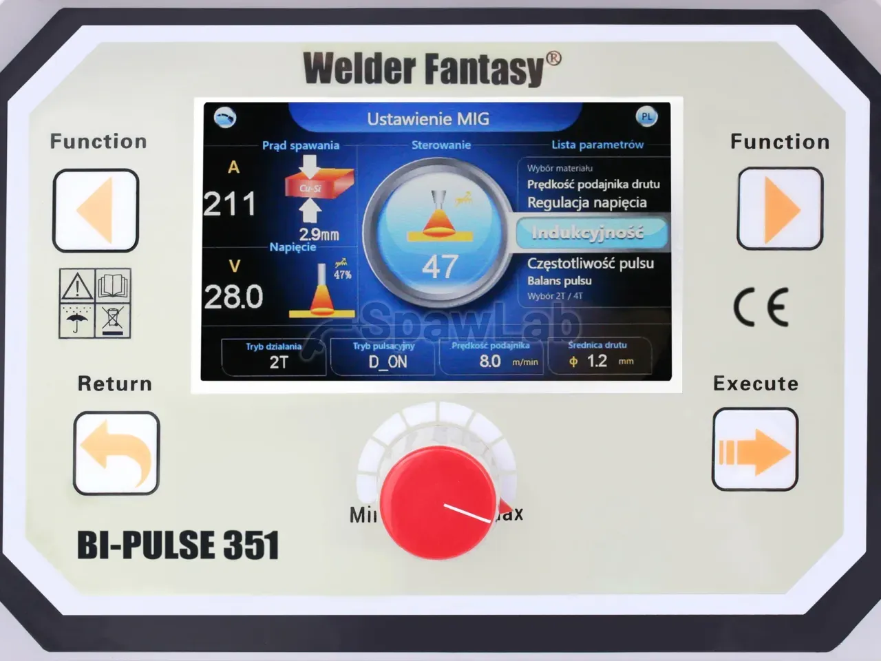 MIG/MAG welder Perfect BI-Pulse 351 Tower MIG with 113 regulator, cooler and 4001W 3 m torch, photo 4