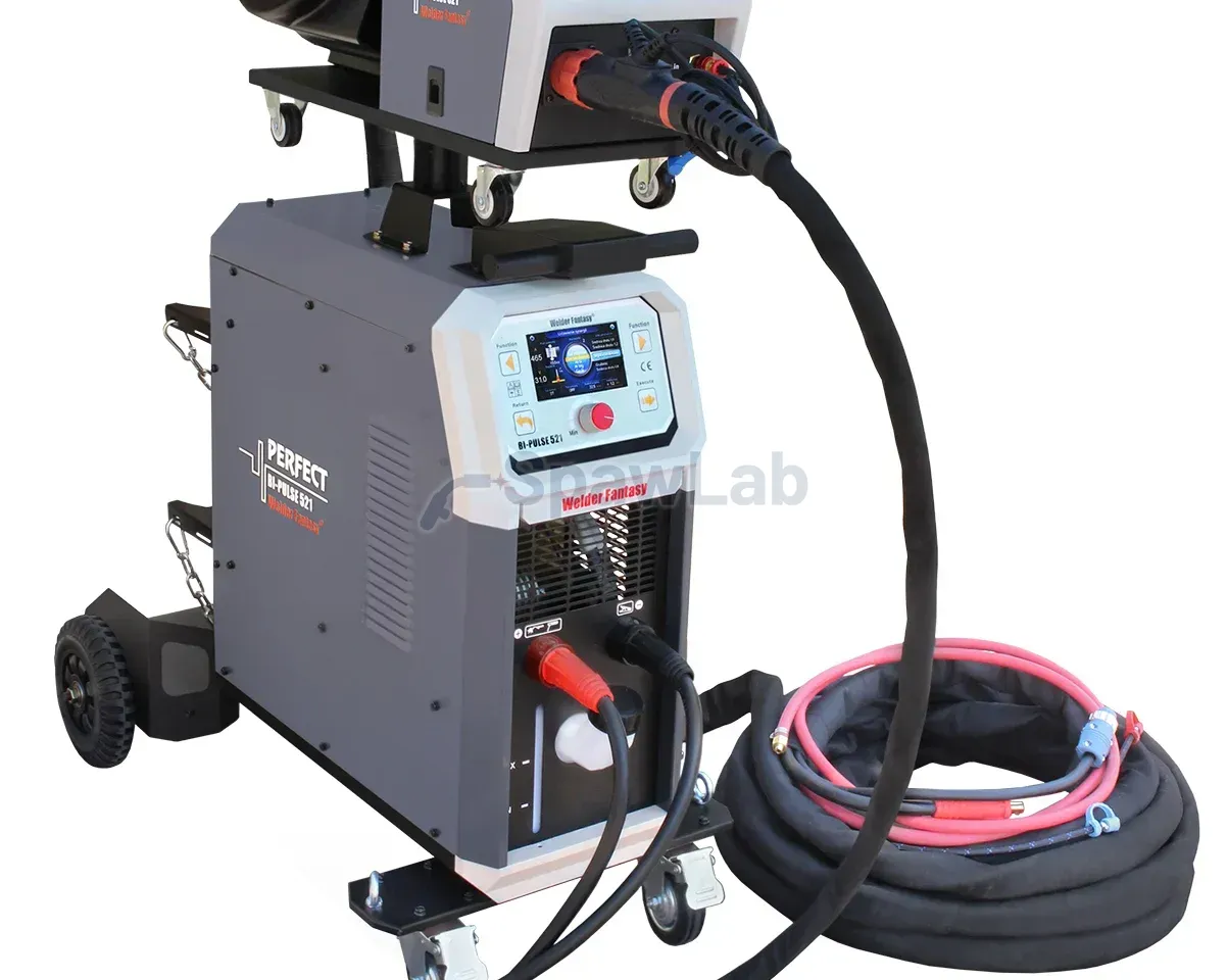 MIG/MAG welder Perfect BI-Pulse 521 500 A Tower with cooler 4x4, synergic, pulse, double pulse, MMA 400 V