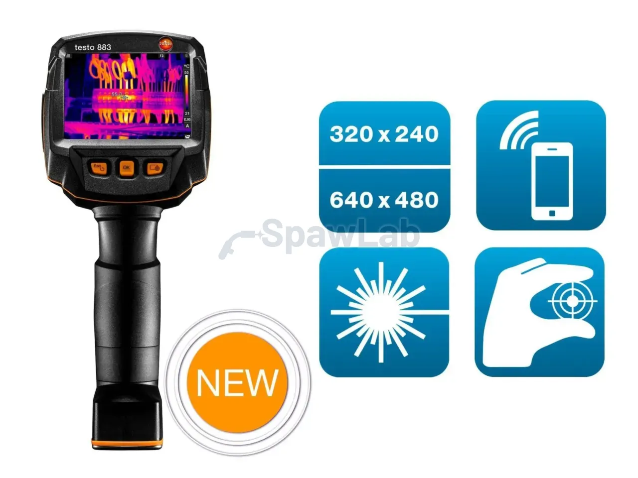 Temperature distribution measurement with thermal imaging, photo 5