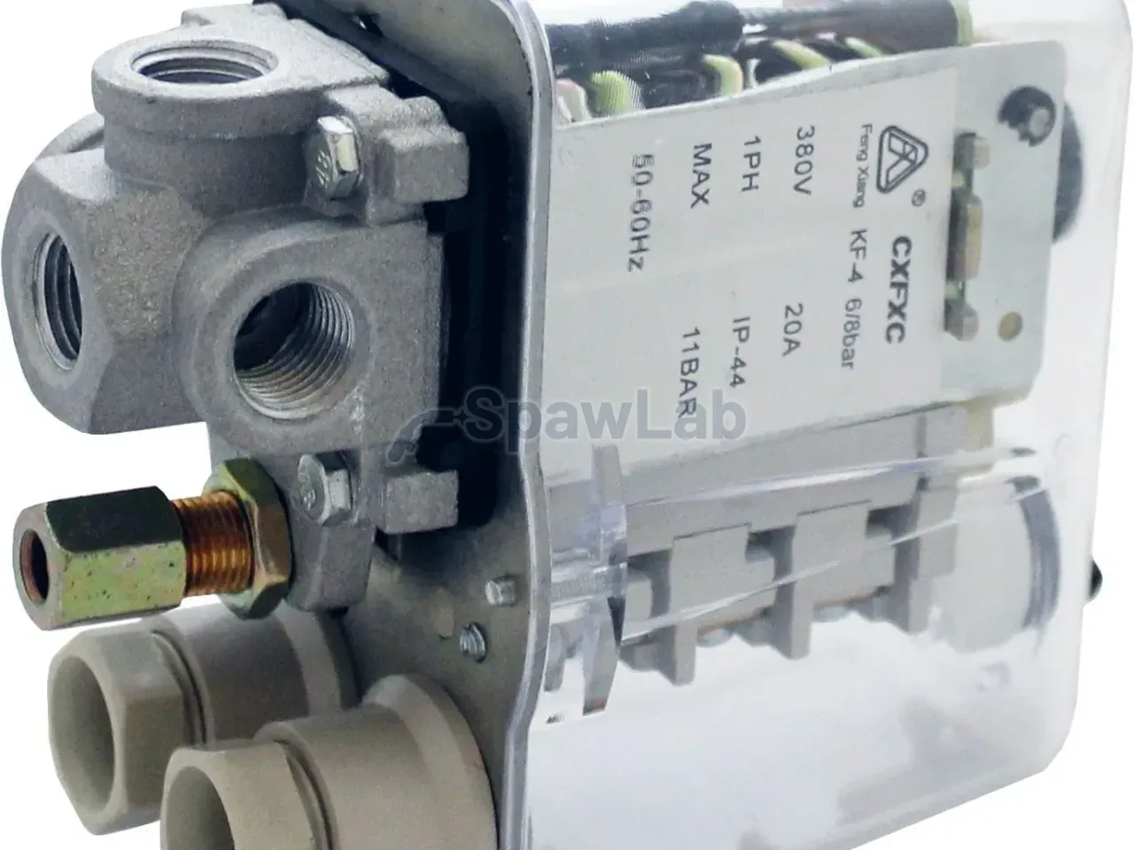 Presostat sprężarki wyłącznik ciśnieniowy CH SPR.5004HP 400V/5-8bar/16A, zdjęcie 2