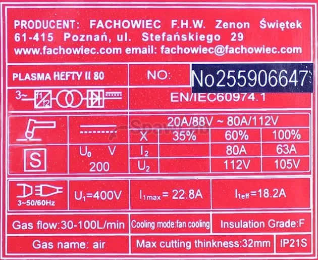 Plasmaschneider HEFTY II 80 Welder Fantasy HOT, Bild 7