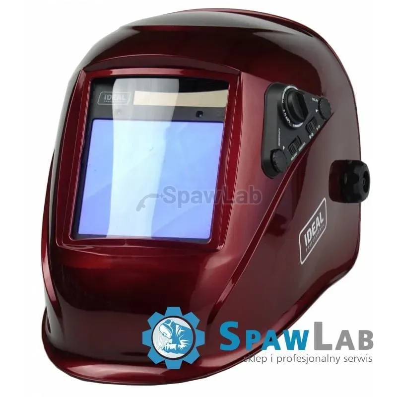 Ideal APS-958E RED automatischer Schweißhelm, rot, True Colour