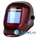 APS-958I auto-darkening welding helmet, red, True Colour