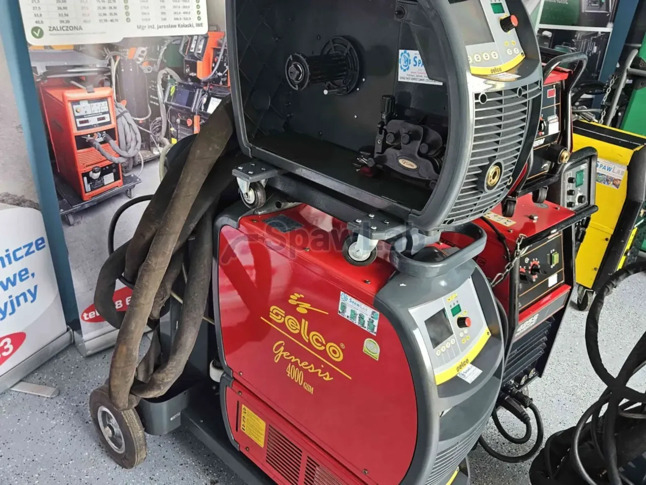 Selco Genesis 4000 GSM - MIG/MAG | WIG | E-Hand, gebrauchtes Multiprozess-Schweißgerät, Bild 3