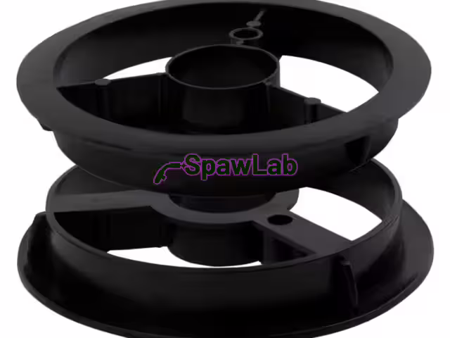 Spartus two-piece wire spool adapter