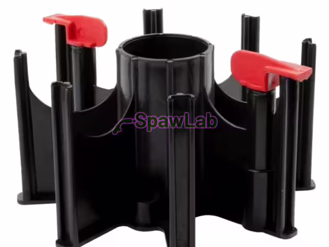 Spartus one-piece wire spool adapter
