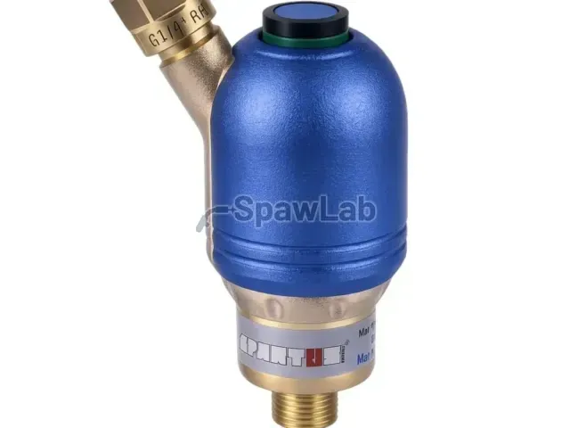 Spartus Flammenrückschlagsicherung für Druckminderer, Sauerstoff, 1/4 RH