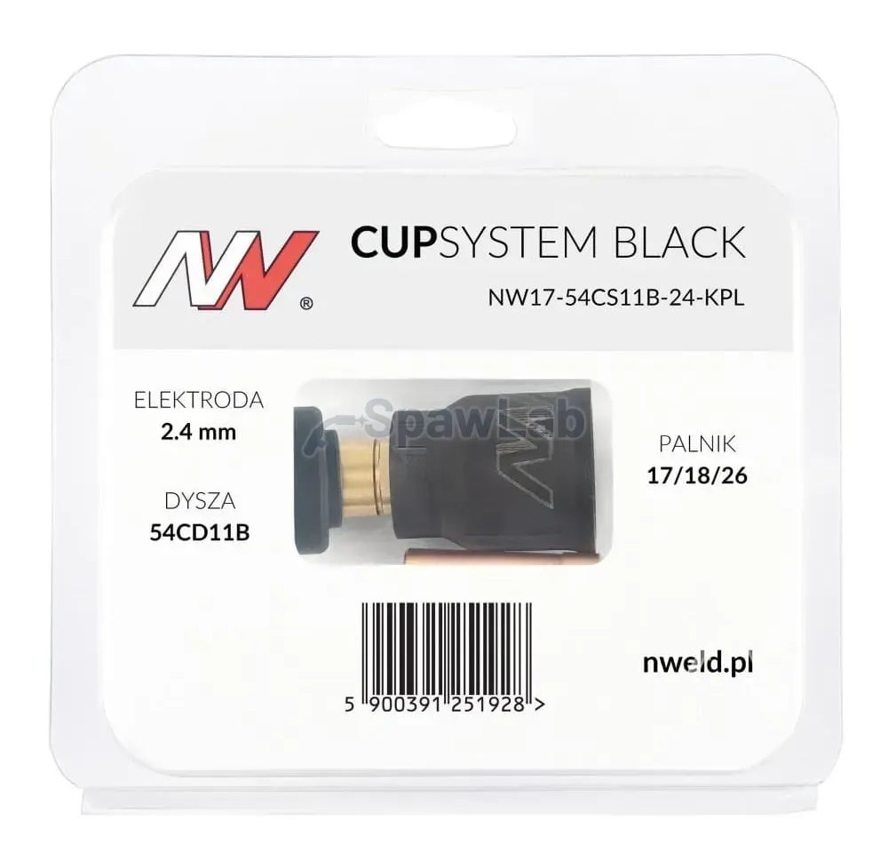 Spartus CUPSystem Black set 17/18/26, #11 cup nozzle [for 2.4 electrode], photo 4