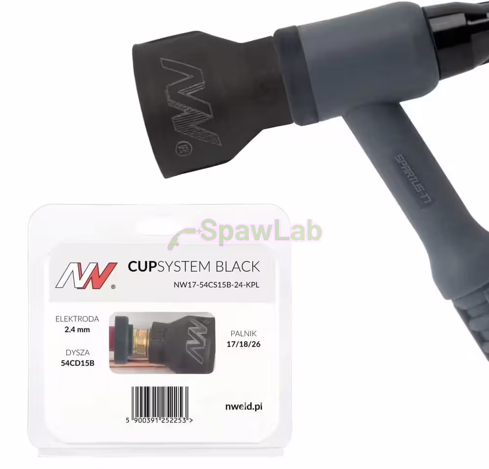 Spartus CUPSystem Black set 17/18/26, #15 cup nozzle [for 2.4 electrode]