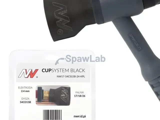 Spartus CUPSystem Black set 17/18/26, #15 cup nozzle [for 2.4 electrode]