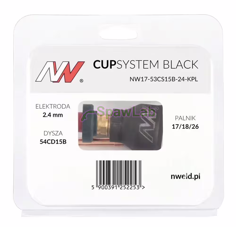Spartus CUPSystem Black set 17/18/26, #15 cup nozzle [for 2.4 electrode], photo 4