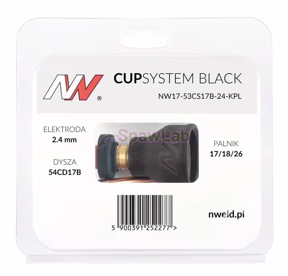 Spartus CUPSystem Black Set 17/18/26, Kelchdüse #17 [für Elektrode 2,4], Bild 4