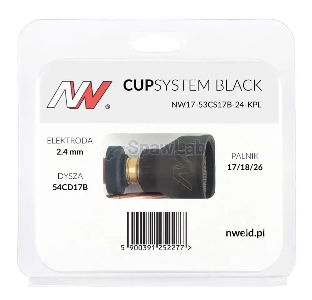 Spartus CUPSystem Black set 17/18/26, #17 cup nozzle [for 2.4 electrode], photo 4