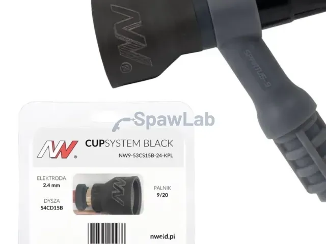 Spartus CUPSystem Black set 9/20, #15 cup nozzle [for 2.4 electrode]