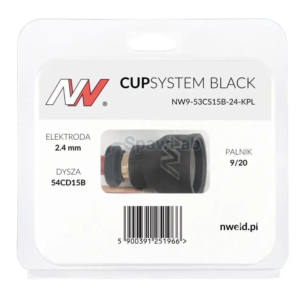 Spartus CUPSystem Black Set 9/20, Kelchdüse #15 [für Elektrode 2,4], Bild 4