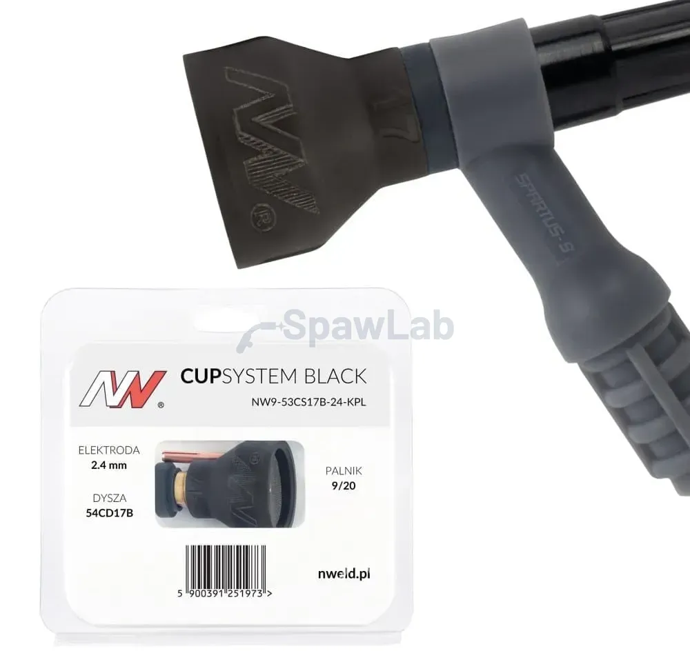 Spartus CUPSystem Black set 9/20, #17 cup nozzle [for 2.4 electrode]