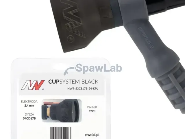 Spartus CUPSystem Black set 9/20, #17 cup nozzle [for 2.4 electrode]