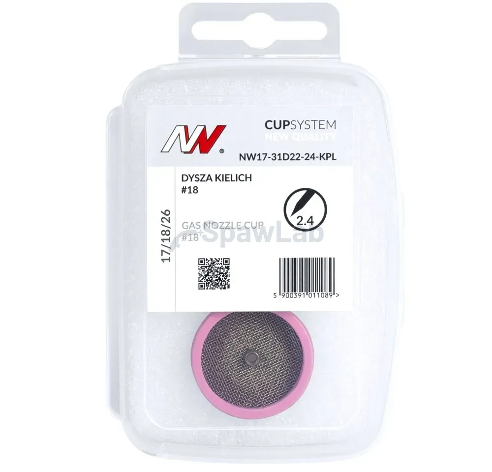 Spartus CUPSystem NQ - Set 17/18/26 Gasdüse #18 [für Elektrode 2.4mm], Bild 5