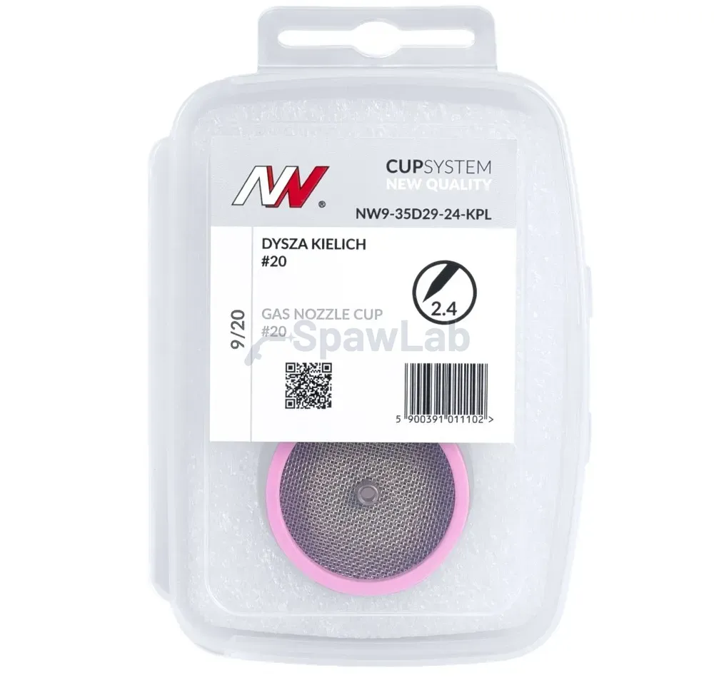 Spartus CUPSystem NQ - kit 9/20 gas cup #20 [for electrode 2.4mm], photo 5