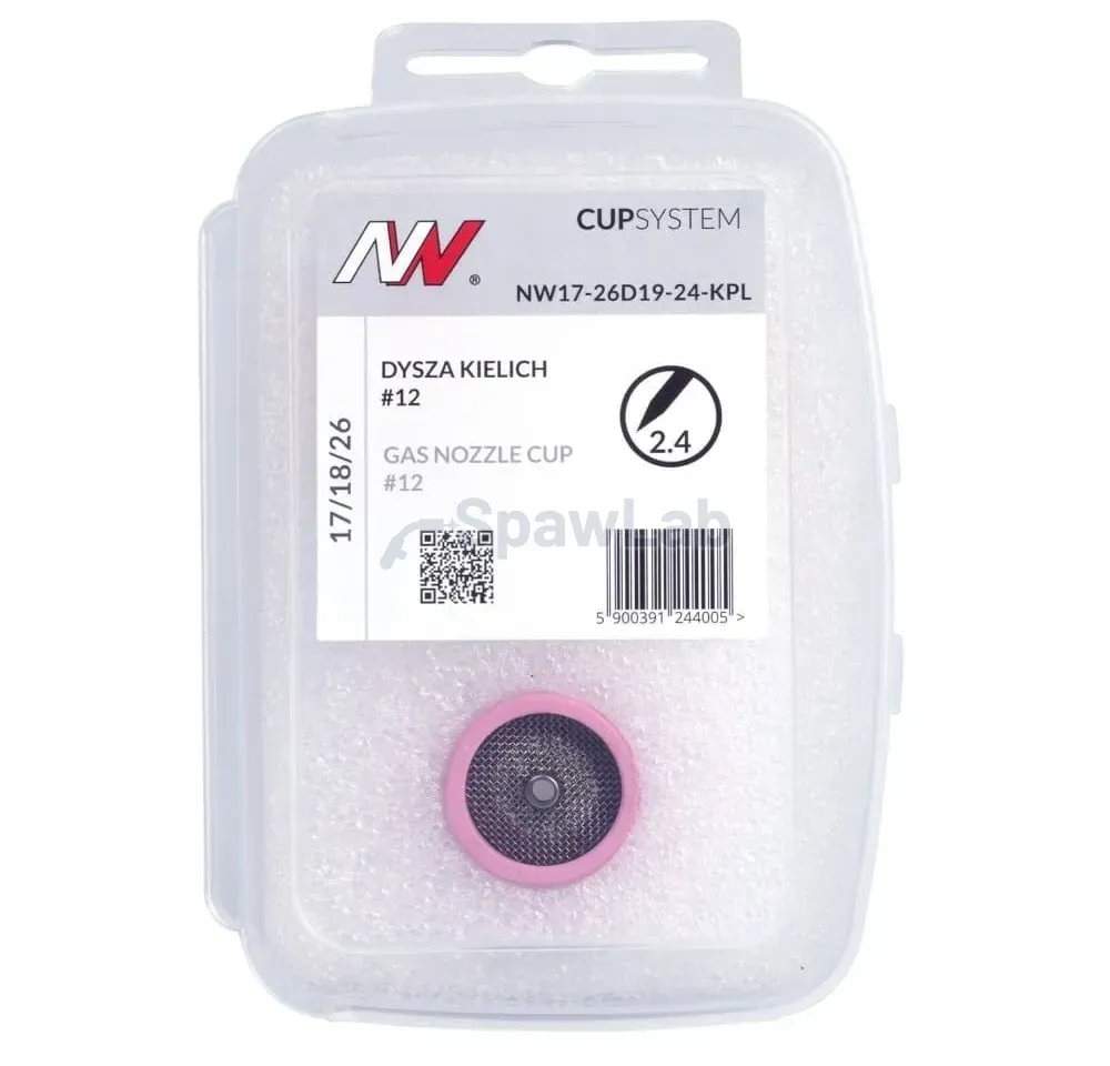 Spartus CUPSystem - kit 17/18/26 gas cup #12 [for electrode 2.4], photo 5