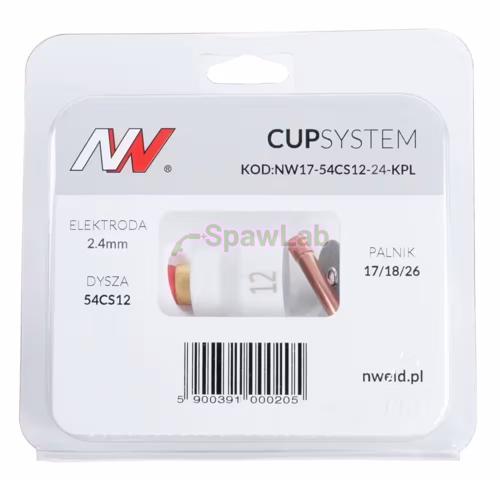 Spartus CUPSystem - zestaw 17/18/26 dysza kielich #12 [na elektrodę 2.4], zdjęcie 5