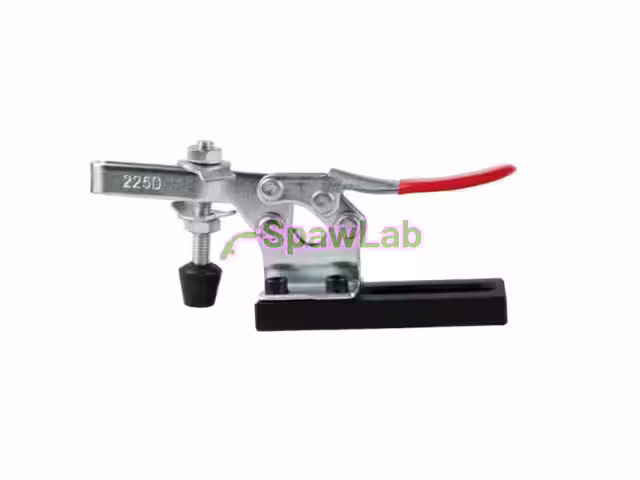 Spartus vertical toggle clamp with rectangular block, D16 system