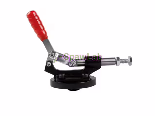 Spartus horizontal toggle clamp with round block, D16 system