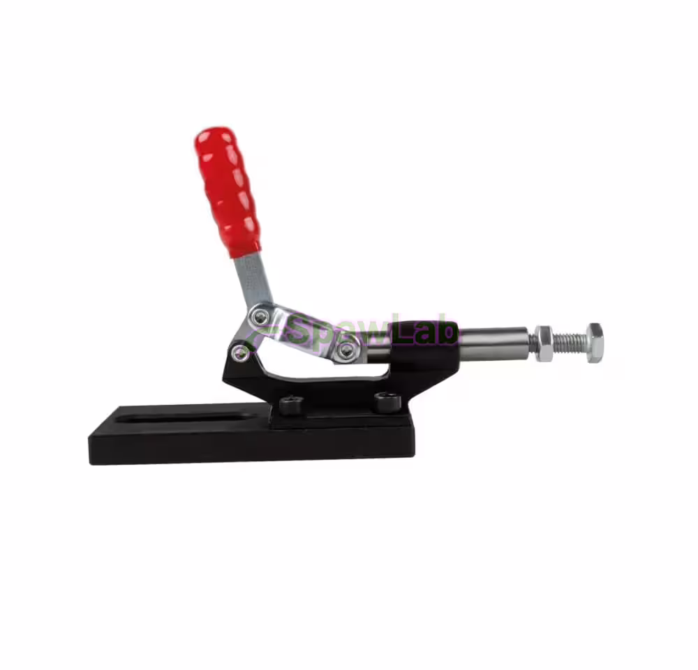 Spartus horizontal toggle clamp with rectangular block, D16 system