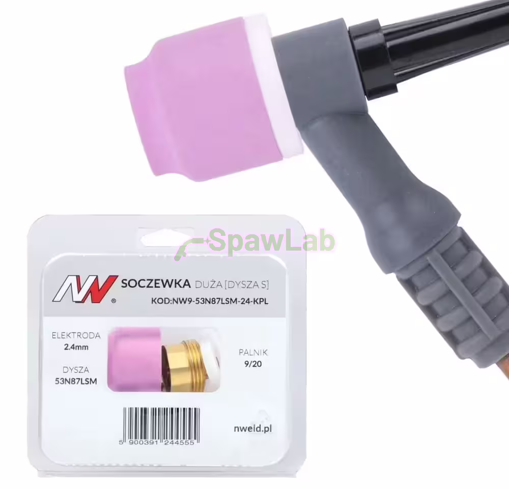 Spartus Große Gaslinse Düse S 9/20 [für Elektrode 2.4mm] L=31mm