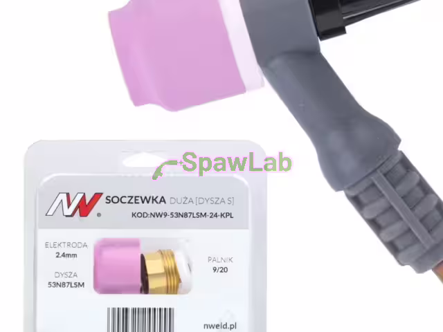 Spartus Große Gaslinse Düse S 9/20 [für Elektrode 2.4mm] L=31mm