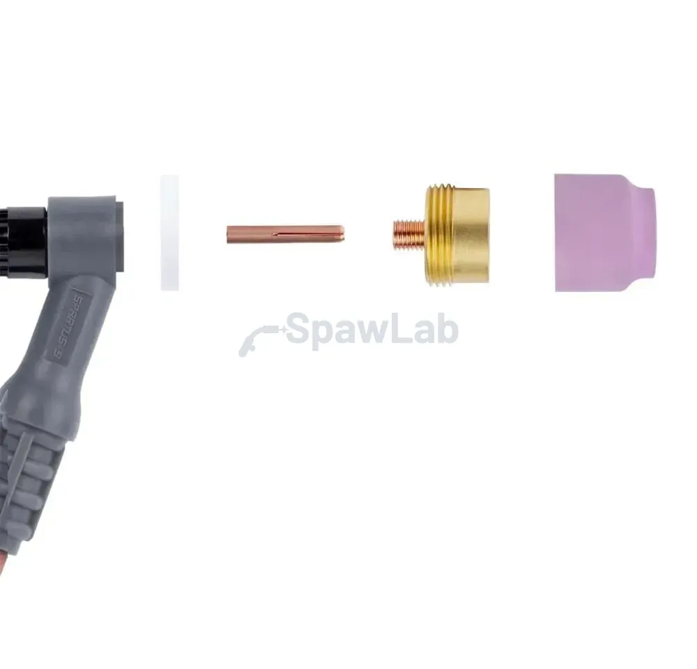 Spartus Large gas lens nozzle S 9/20 [for electrode 2.4mm] L=31mm, photo 3