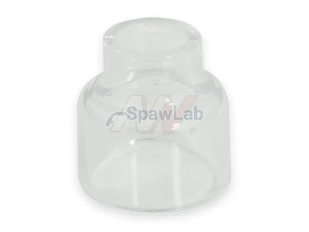 Spartus gas nozzle [for torch 17/18/26], L=32mm d=15-27mm, QUARTZ short version
