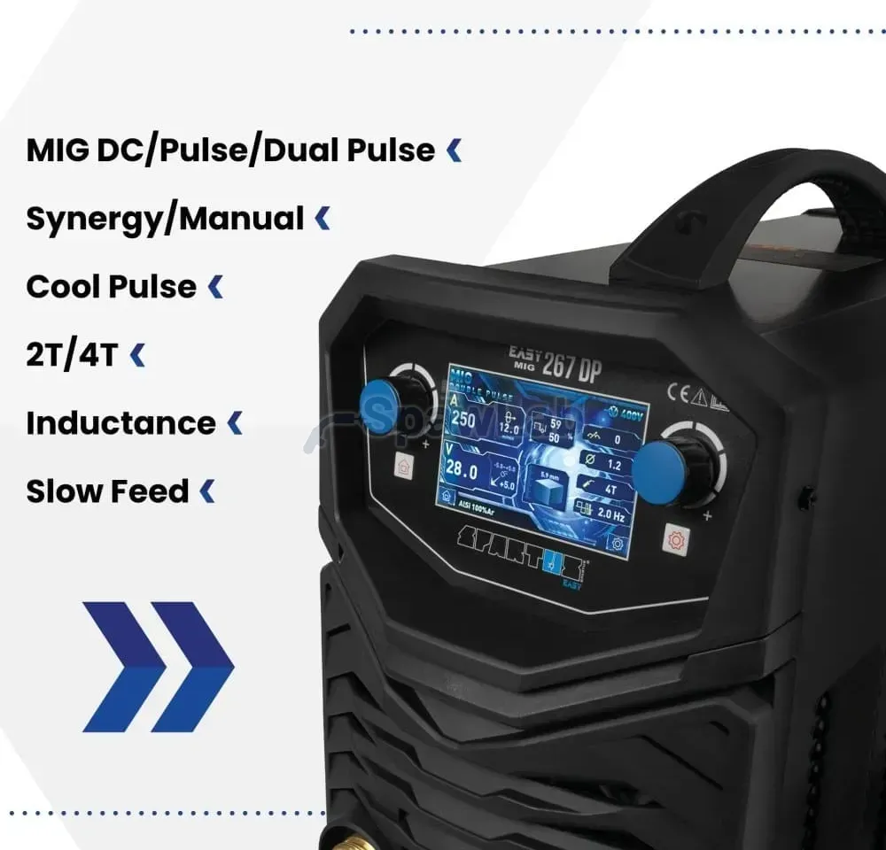 MIG/MAG welder Spartus EasyMIG 267 Dual Pulse Package, photo 2