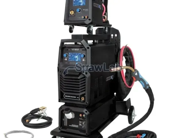 Spartus EasyMIG 500 Dual Pulse [źródło, chłodnica, podajnik, wózek, przewód zespolony 10m] pakiet