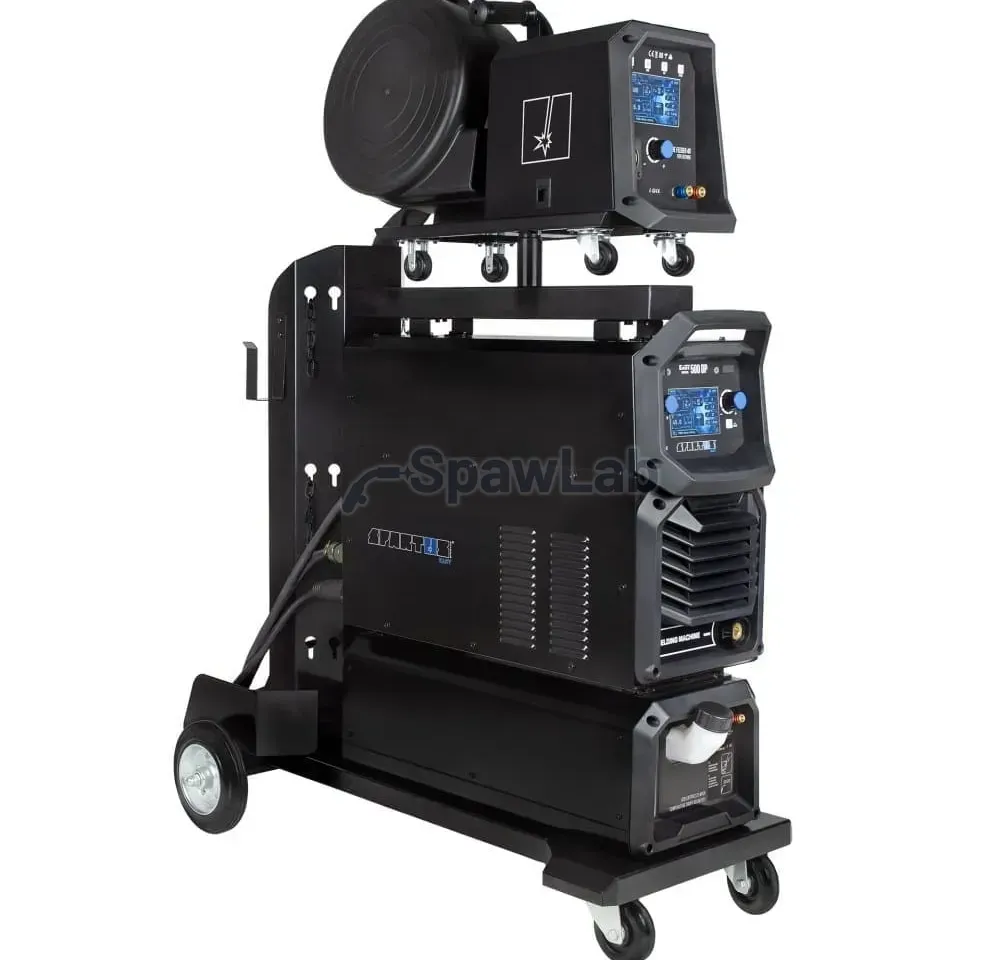 Spartus EasyMIG 500 Dual Pulse [źródło, chłodnica, podajnik, wózek, przewód zespolony 10m] pakiet, zdjęcie 4