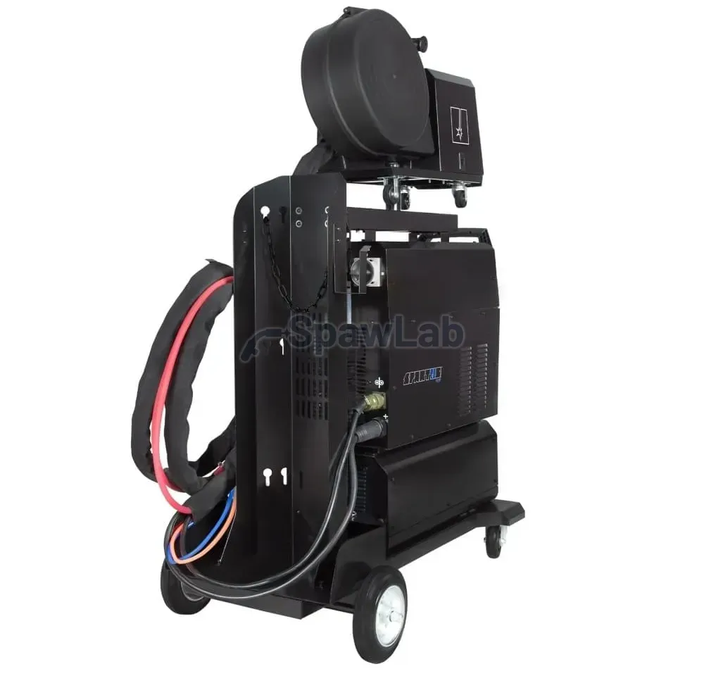 Spartus EasyMIG 500 Dual Pulse [źródło, chłodnica, podajnik, wózek, przewód zespolony 10m] pakiet, zdjęcie 5